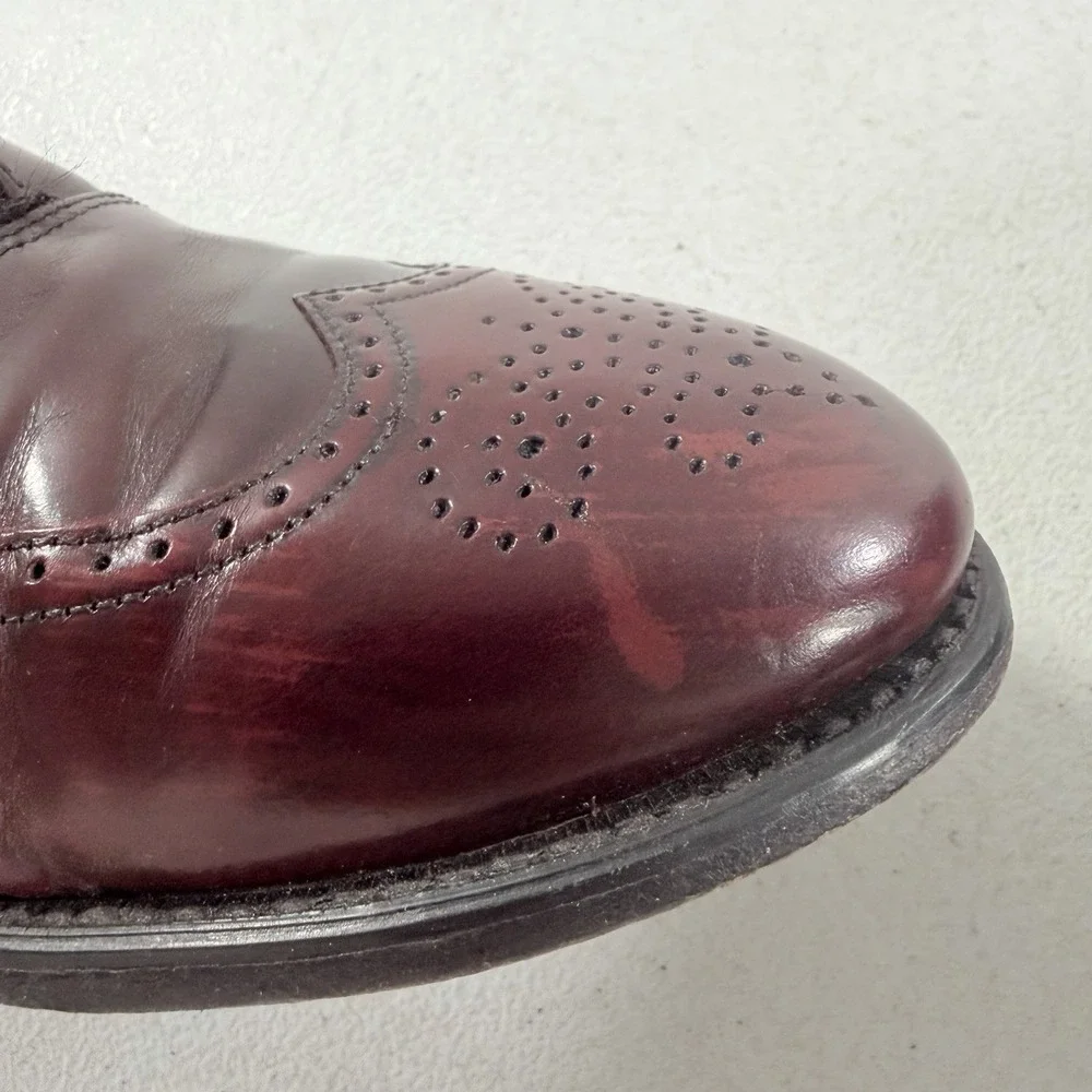 Vintage‎ Bostonian Wingtip Brogue Leather Oxford Dress Shoes Mens Size 8.5 D